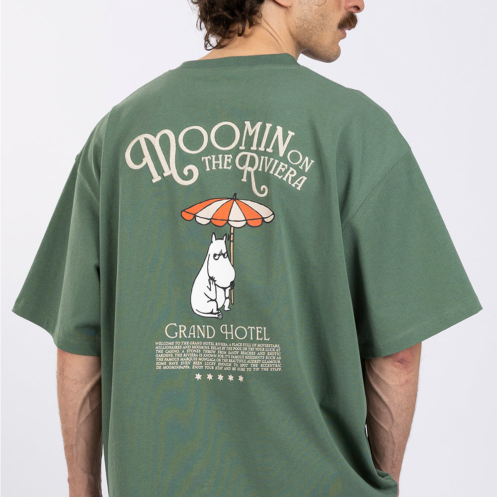 Moomin Riviera T-shirt Green - The Official Moomin Shop