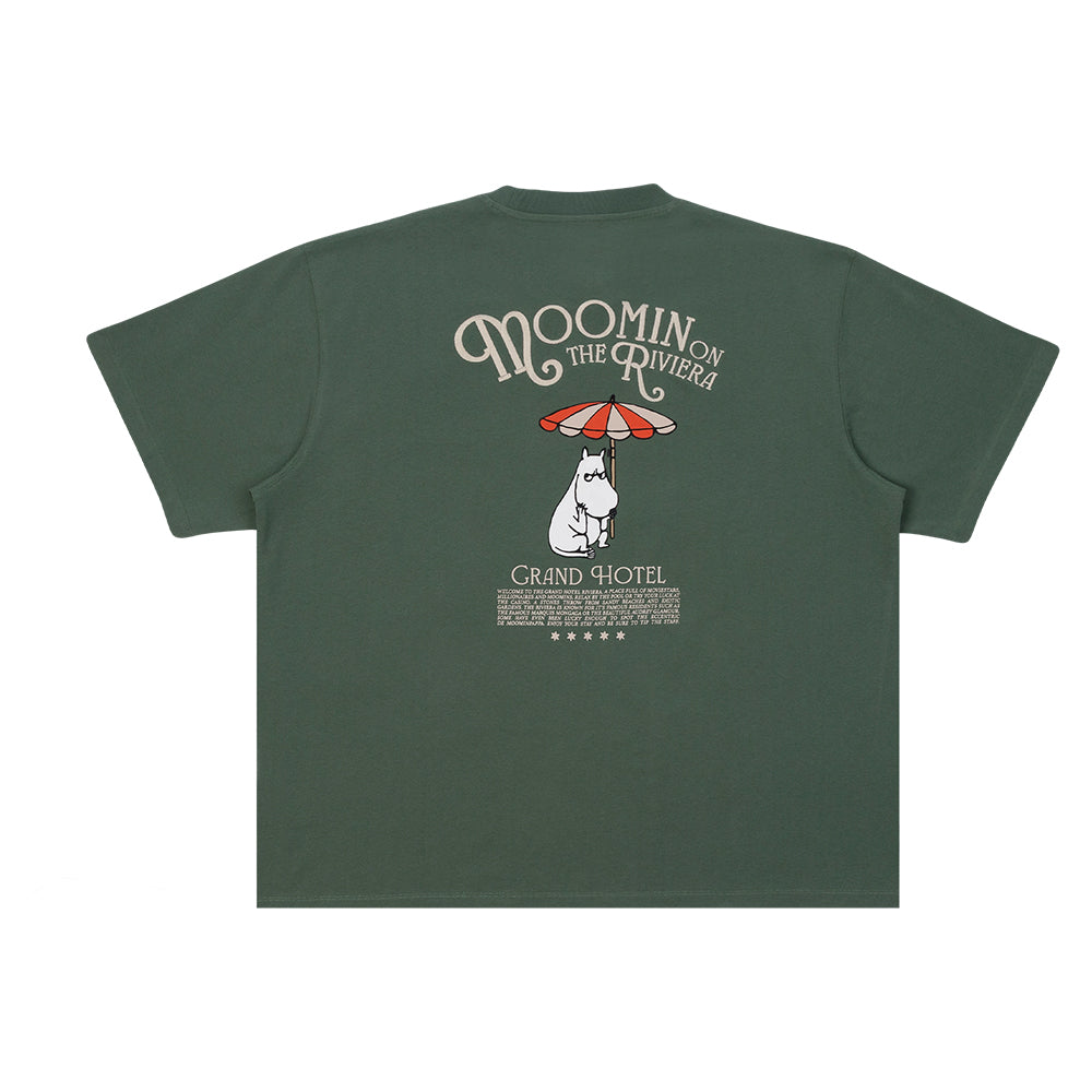 Moomin Riviera T-shirt Green - The Official Moomin Shop