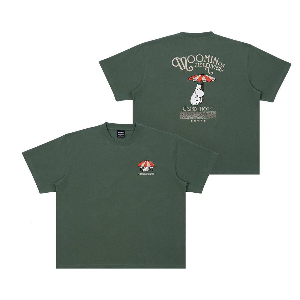 Moomin Riviera T-shirt Green - The Official Moomin Shop