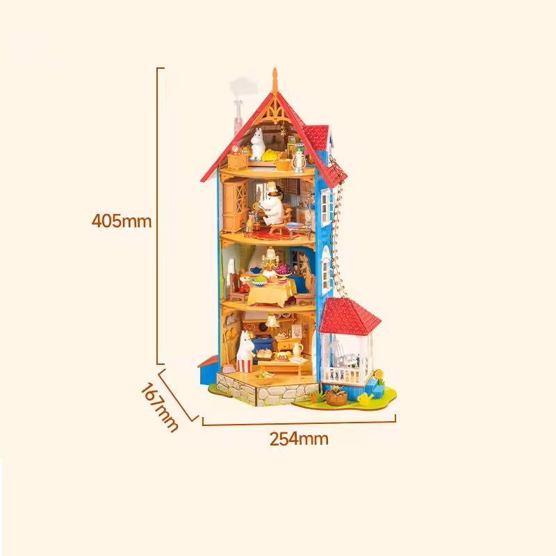 Moominhouse DIY 3D Dollhouse - The Official Moomin Shop