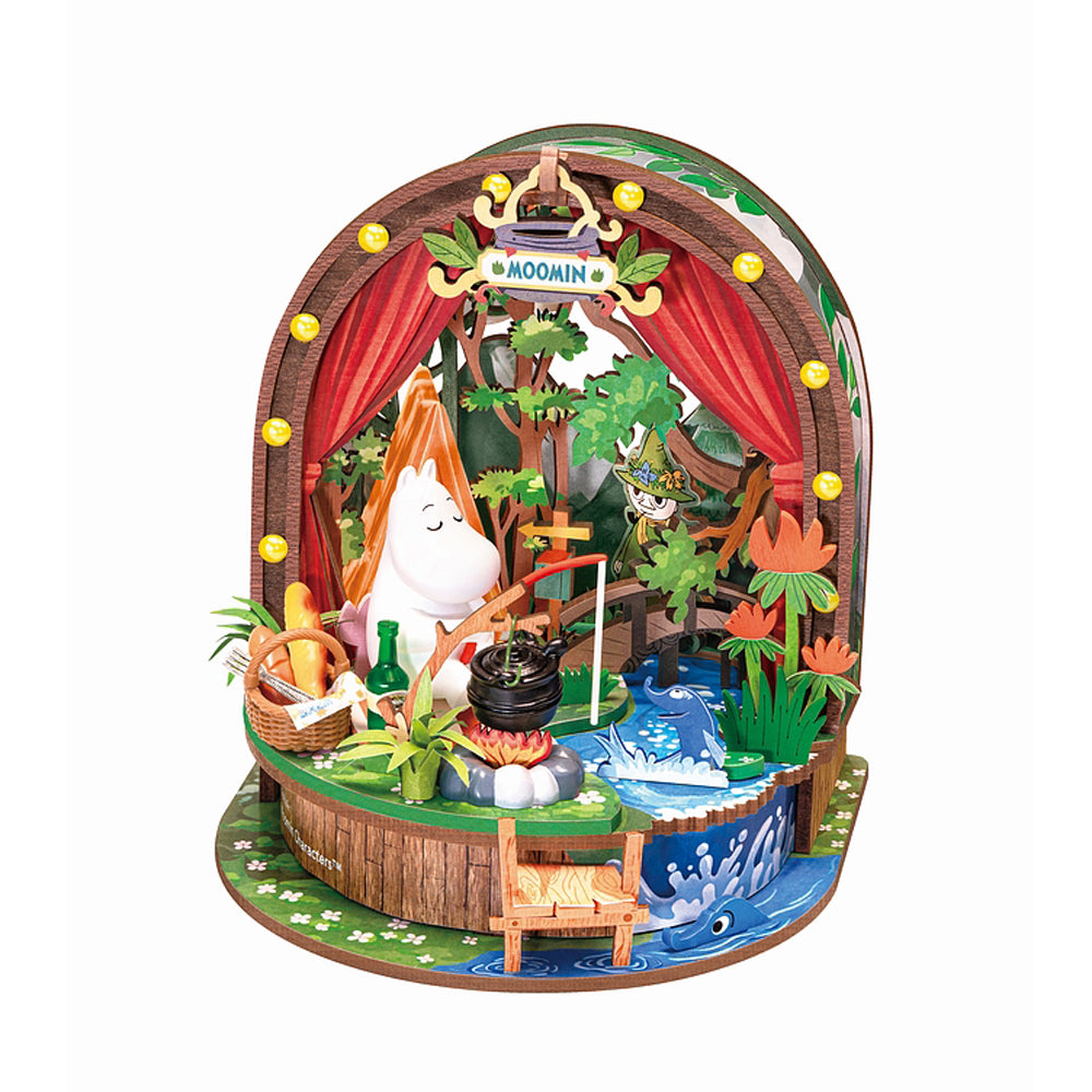 Moomintroll's Forest Camp DIY 3D Dollhouse