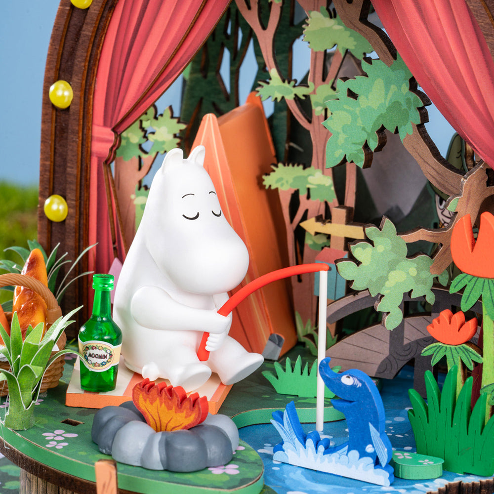 Moomintroll's Forest Camp DIY 3D Dollhouse