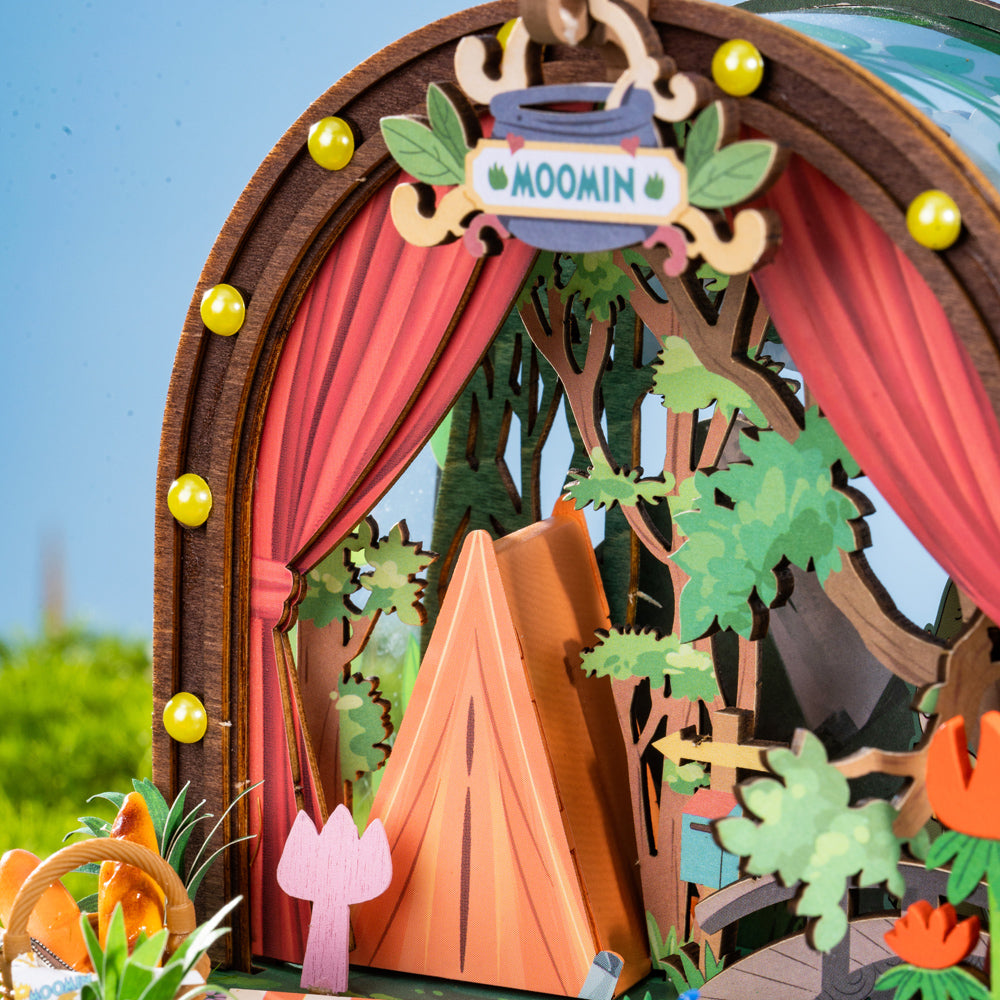 Moomintroll's Forest Camp DIY 3D Dollhouse