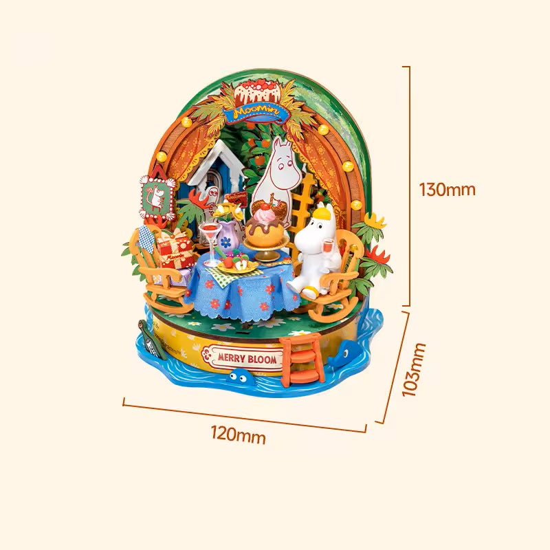 Snorkmaiden's Garden Party DIY 3D Dollhouse - The Official Moomin Shop