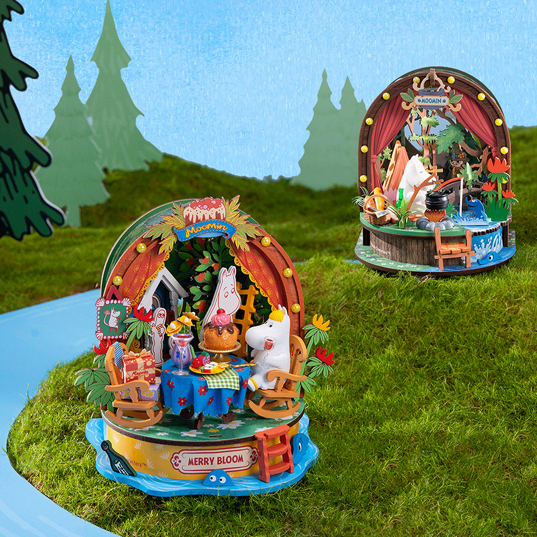 Snorkmaiden's Garden Party DIY 3D Dollhouse - The Official Moomin Shop