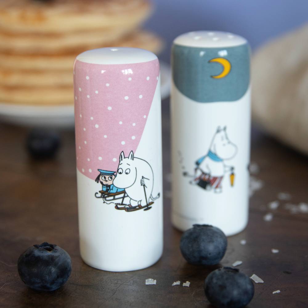 Moomin Winter Salt & Pepper Shakers - The Official Moomin Shop