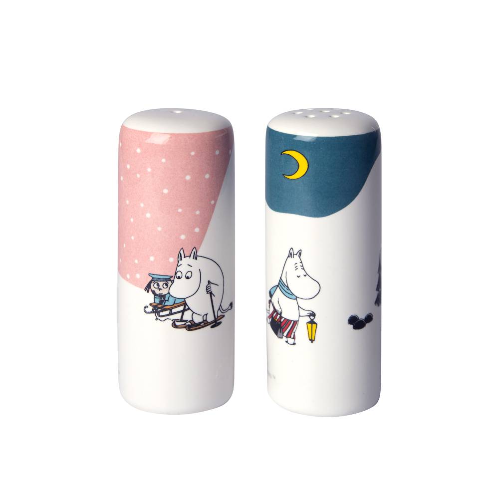Moomin Winter Salt & Pepper Shakers - The Official Moomin Shop