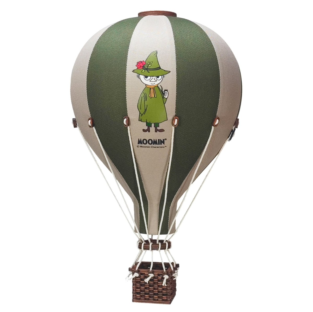 Snufkin Decorative Balloon Gold-Dark Green - The Official Moomin Shop