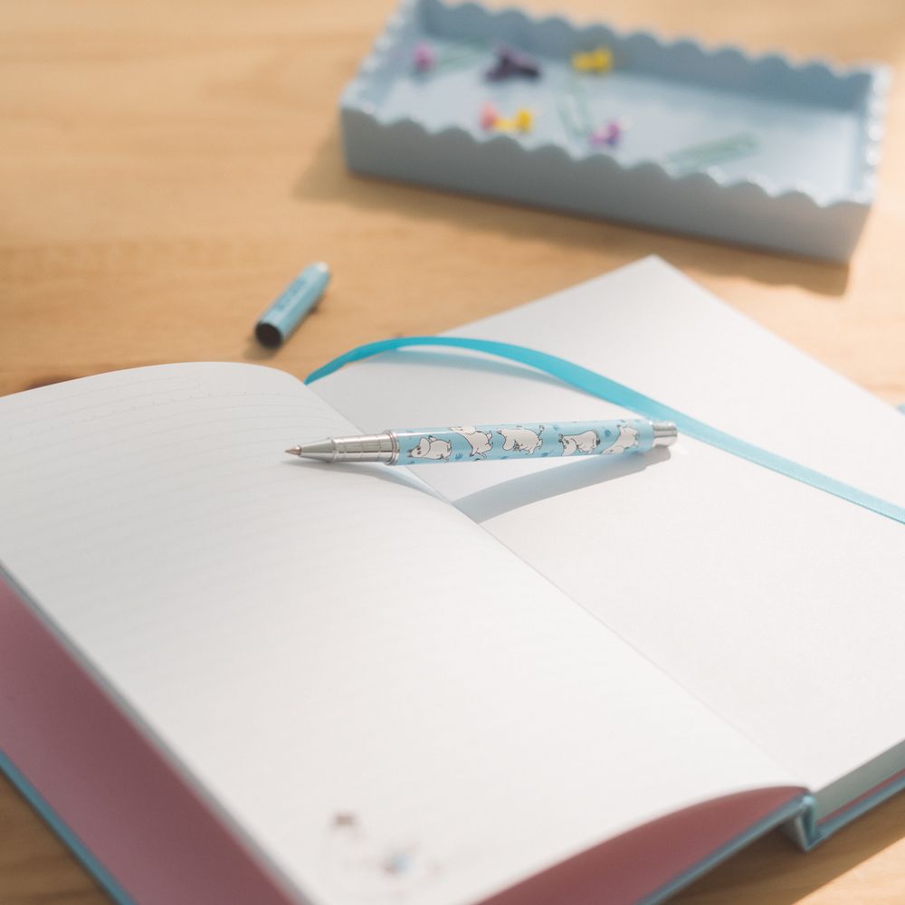 Moomin Notebook & Pen Blue - The Official Moomin Shop