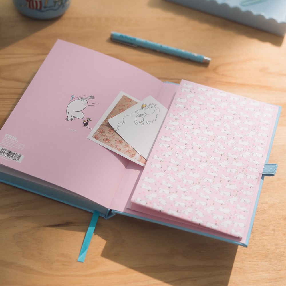 Moomin Notebook & Pen Blue - The Official Moomin Shop