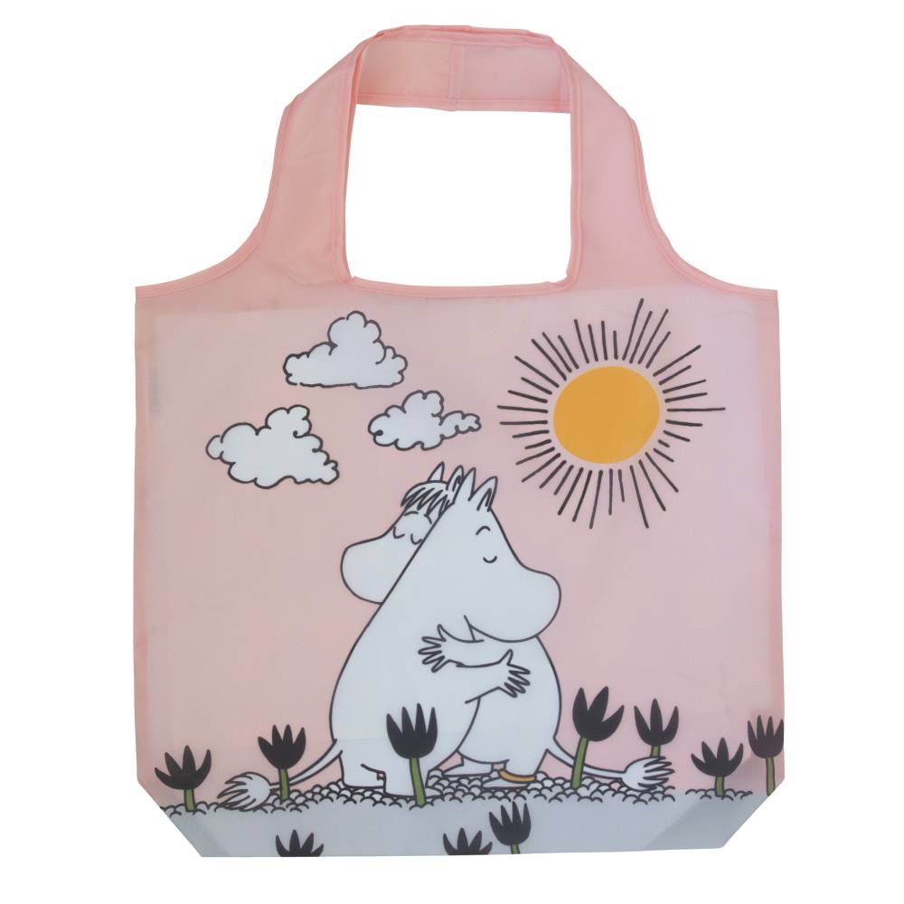 Moomin Hug Shopping Bag Pink - The Official Moomin Shop