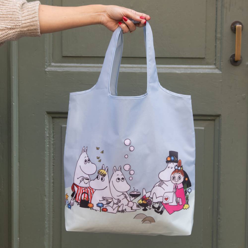 Moomin Together Shopping Bag Blue - The Official Moomin Shop