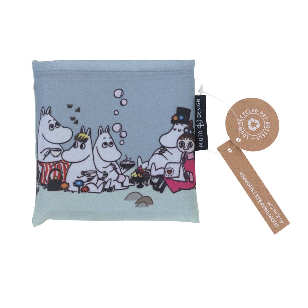 Moomin Together Shopping Bag Blue - The Official Moomin Shop