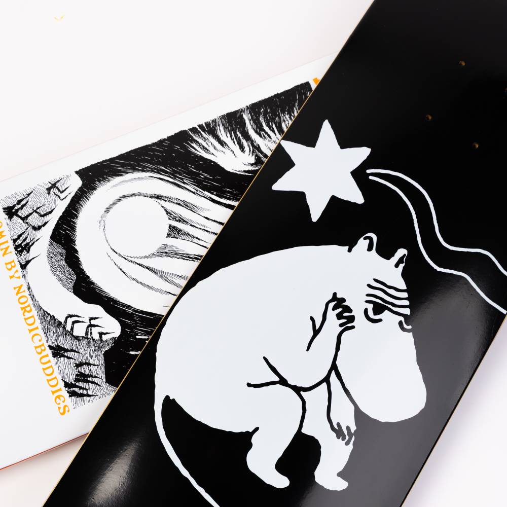 Moomin Comet Skateboard White