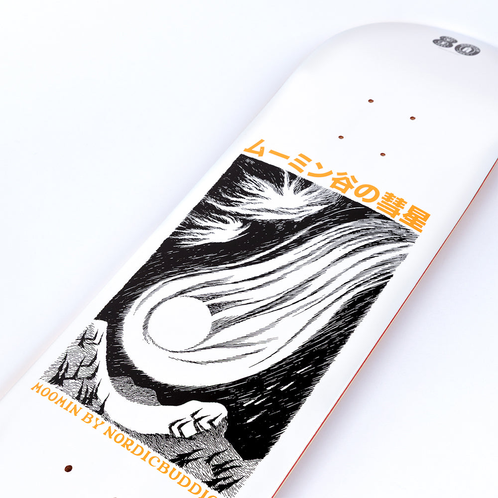 Moomin Comet Skateboard White