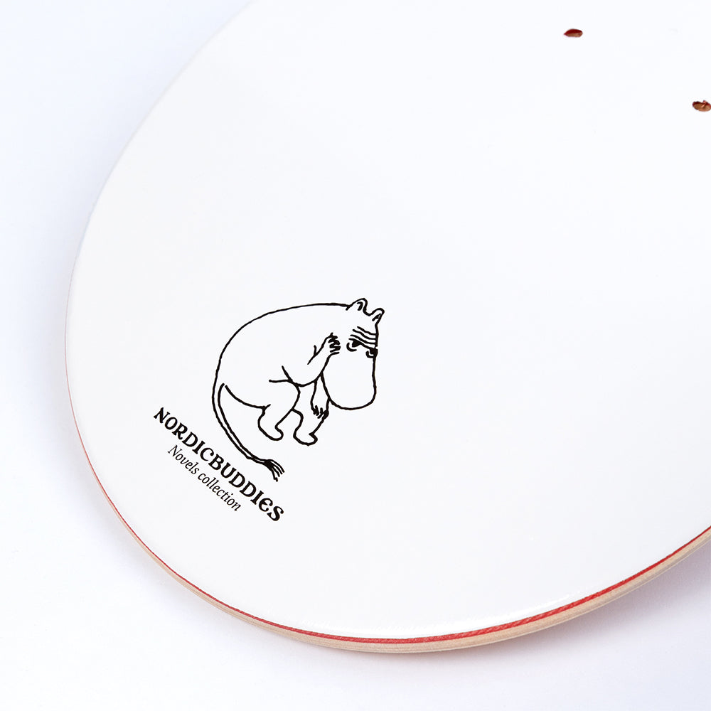 Moomin Comet Skateboard White