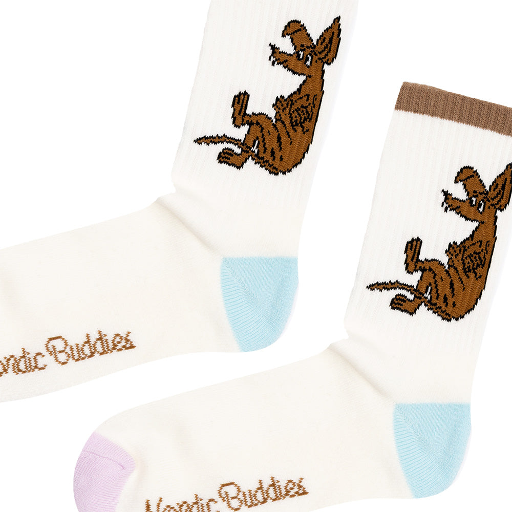 Sniff Retro Socks 36-42 White - The Official Moomin Shop