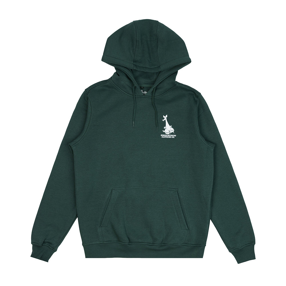 Sniff&#39;s Business Hoodie Darkgreen - The Official Moomin Shop