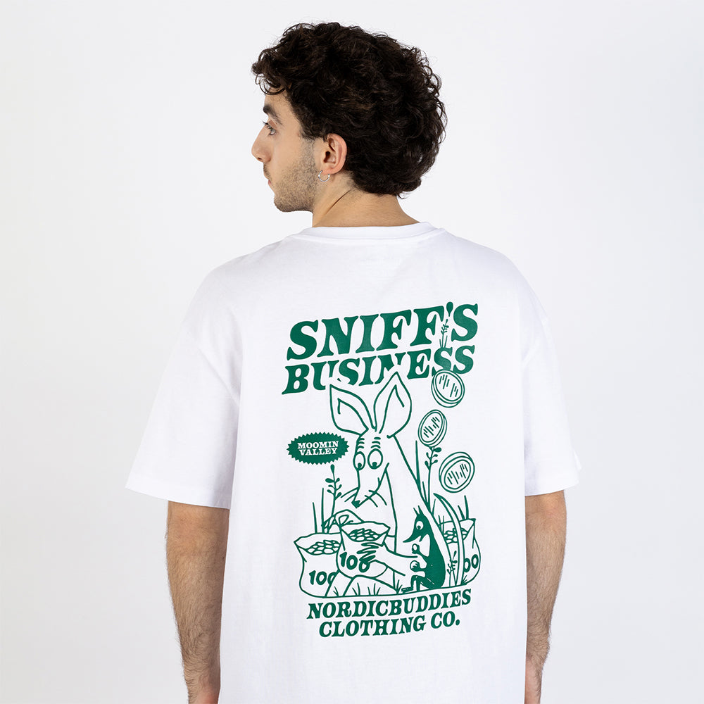 Sniff's Business T-shirt Unisex White - The Official Moomin Shop