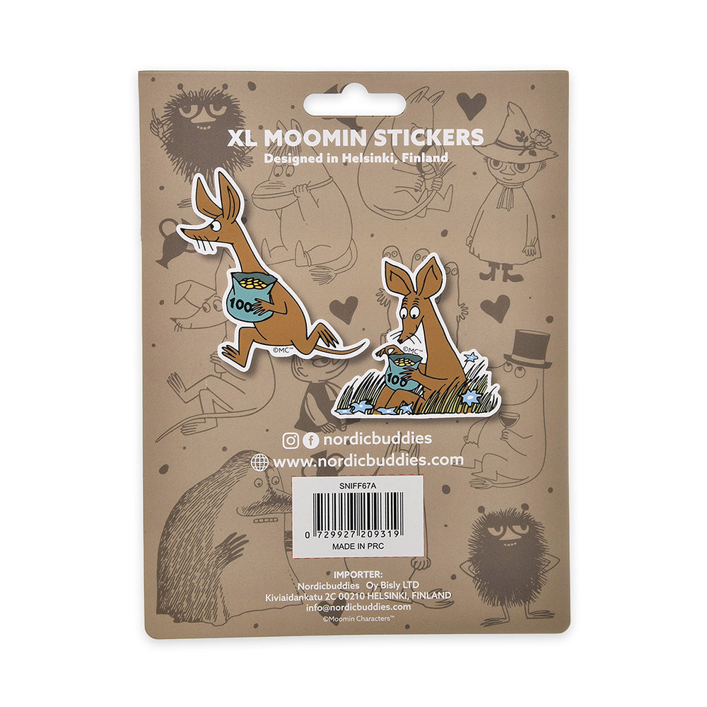 Sniff's Business XL Stickers 2-set - The Official Moomin Shop