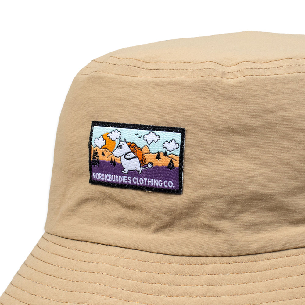 Moomintroll Adults Bucket Hat Brown - Nordicbuddies - The Official Moomin Shop