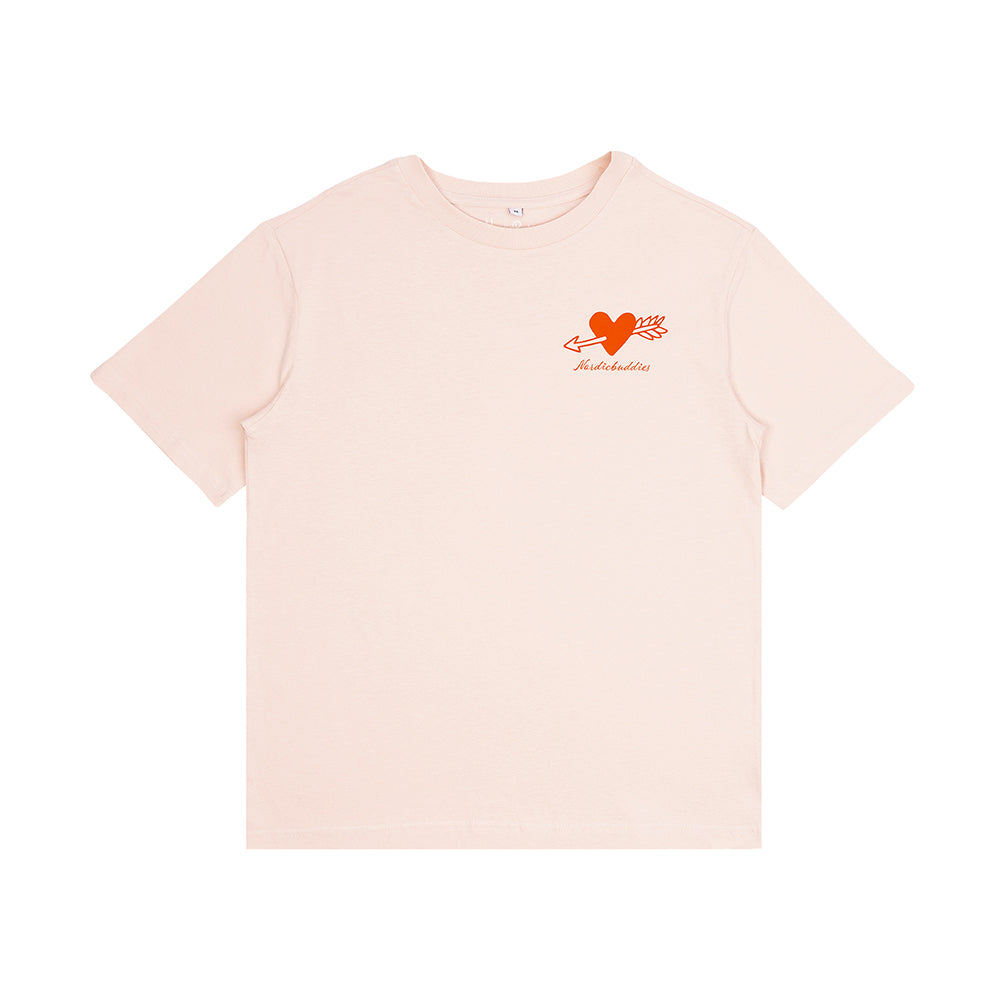 Moomins Love T-Shirt Ladies Pink - The Official Moomin Shop