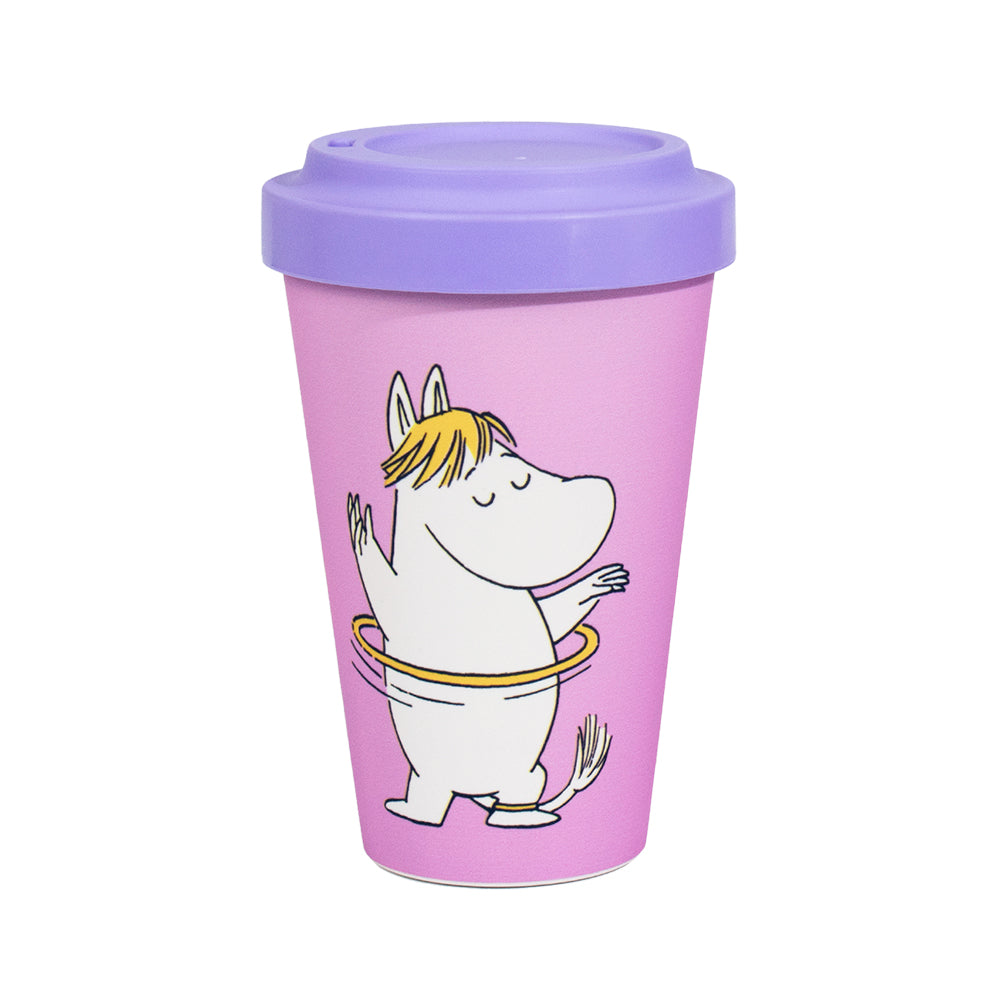 Snorkmaiden Workout Take-Away Mug Pink - The Official Moomin Shop