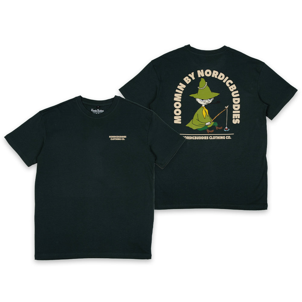 Snufkin T-shirt Unisex Green - Nordicbuddies - The Official Moomin Shop