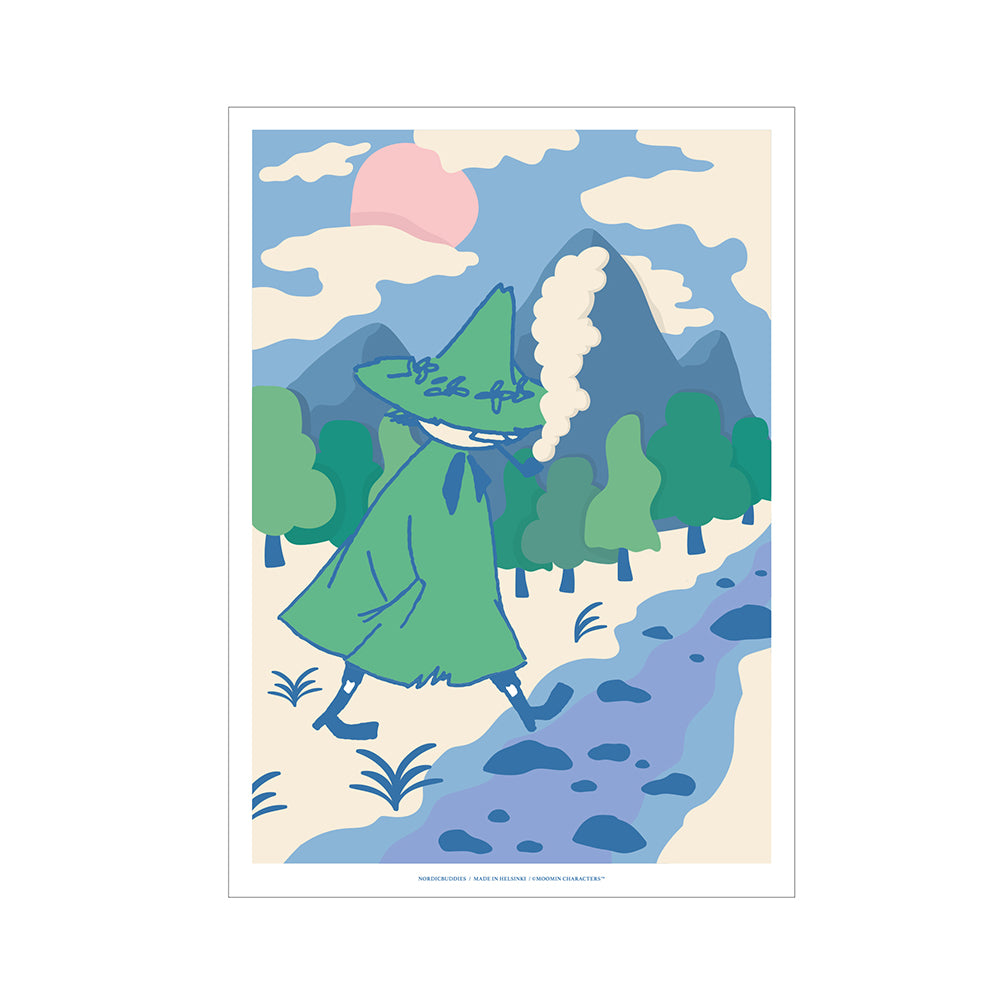 Snufkin Poster 30x40cm - The Official Moomin Shop