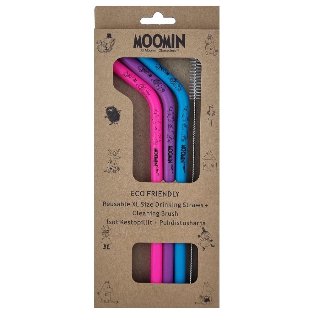Moomin Drinking Straw 3-set XL - TMF -Trade - The Official Moomin Shop