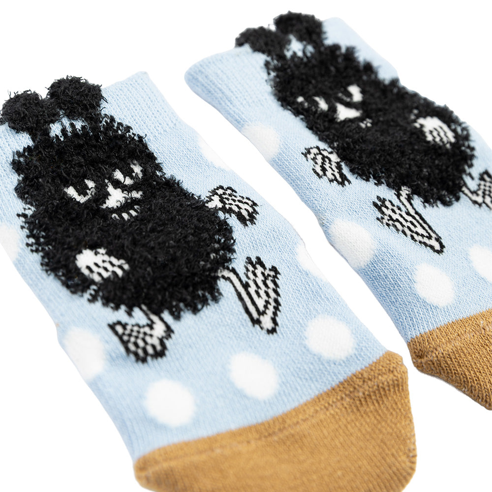 Stinky Fluffy Kids Socks Blue - The Official Moomin Shop