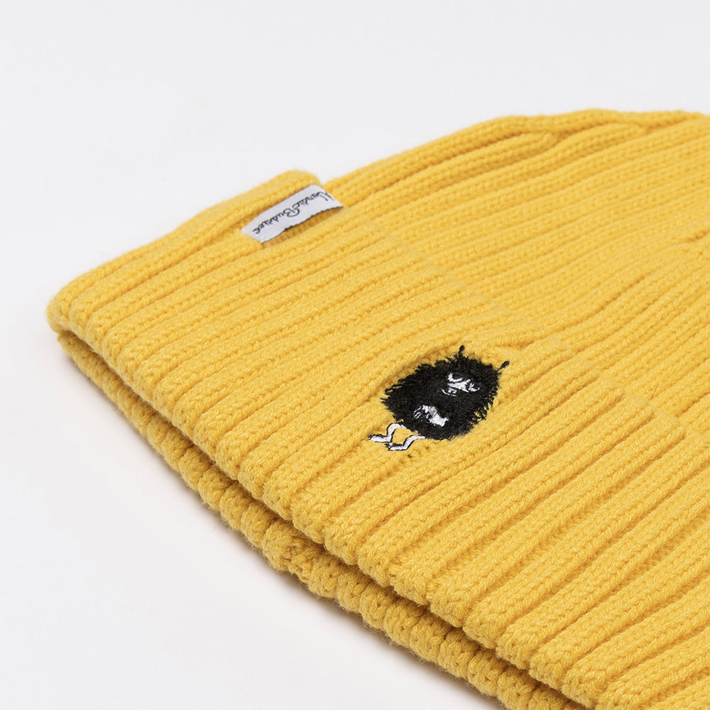 Stinky Embroidery Beanie Yellow - The Official Moomin Shop