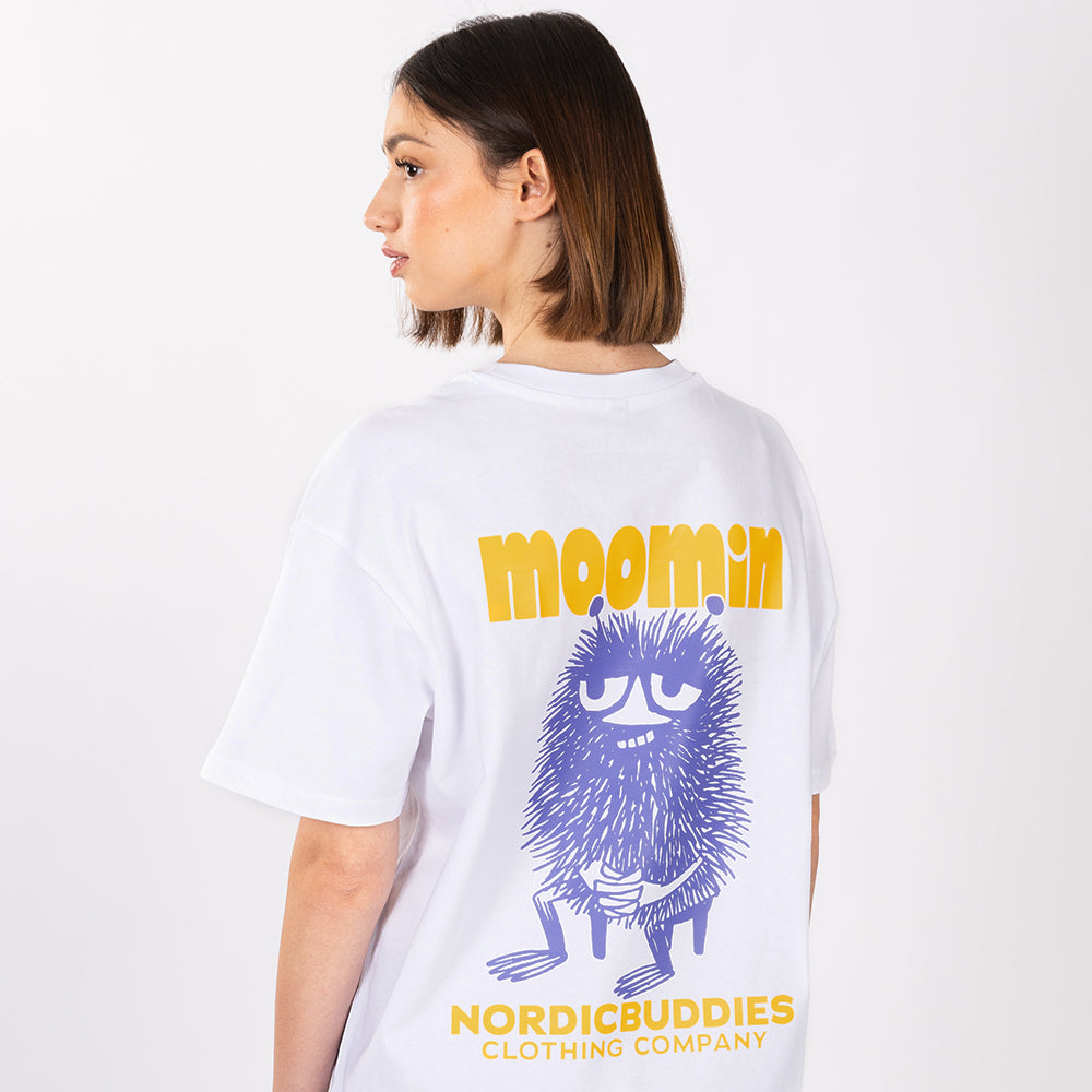 Stinky Sitting T-shirt White - The Official Moomin Shop
