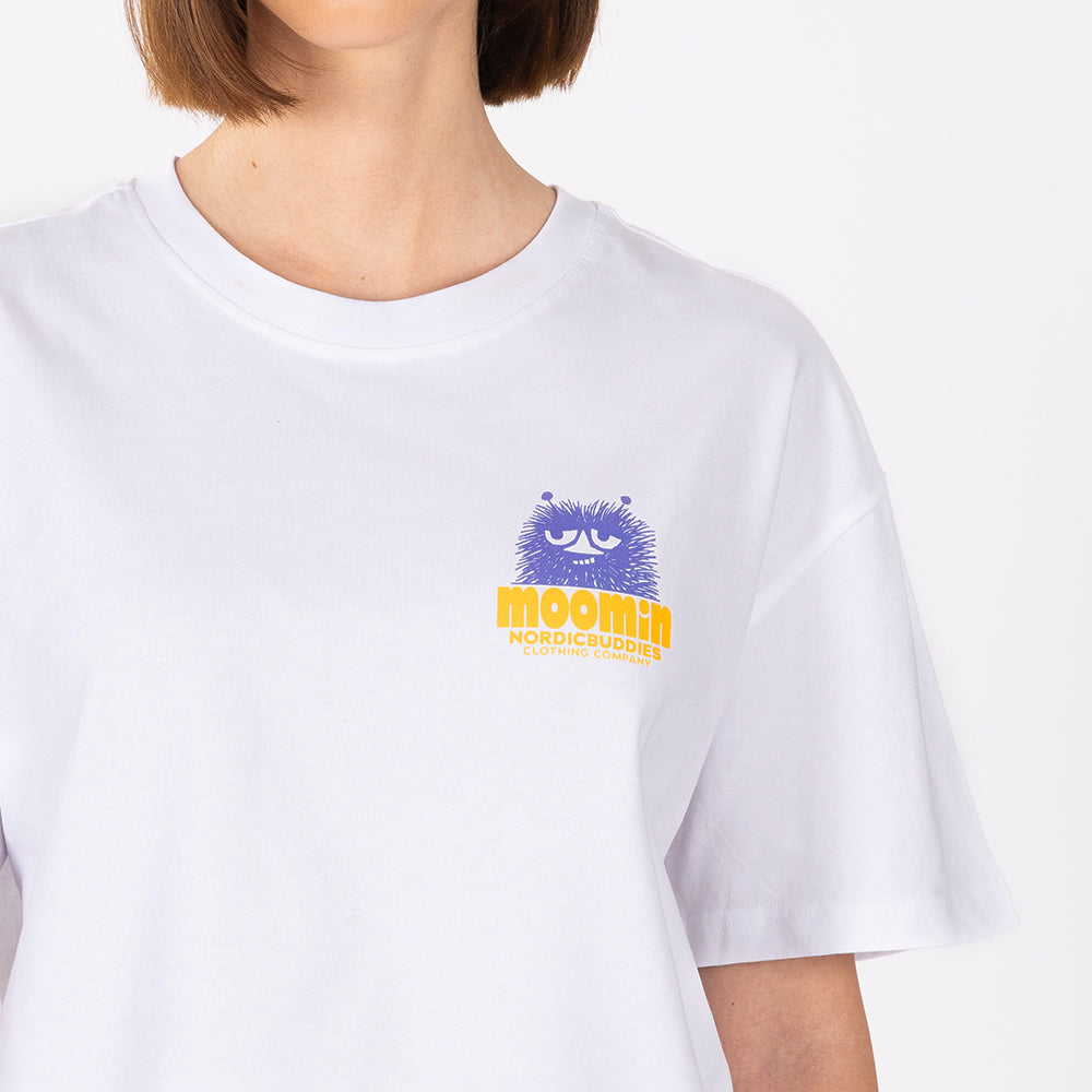 Stinky Sitting T-shirt White - The Official Moomin Shop
