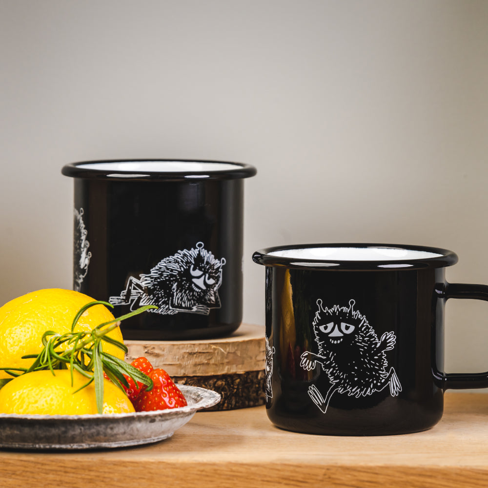 Stinky Retro Mug 3,7dl Black - The Official Moomin Shop
