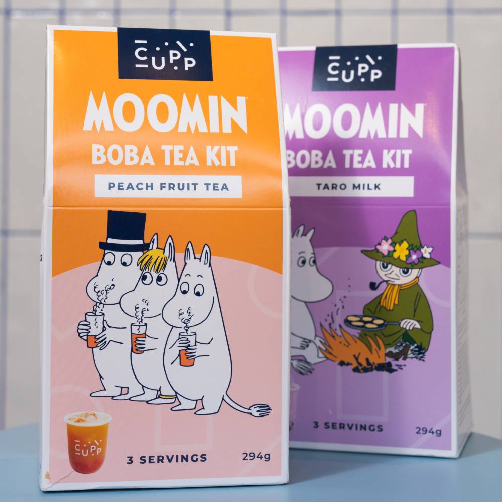 Moomin Boba Tea Kit Peach Fruit Tea - The Official Moomin Shop