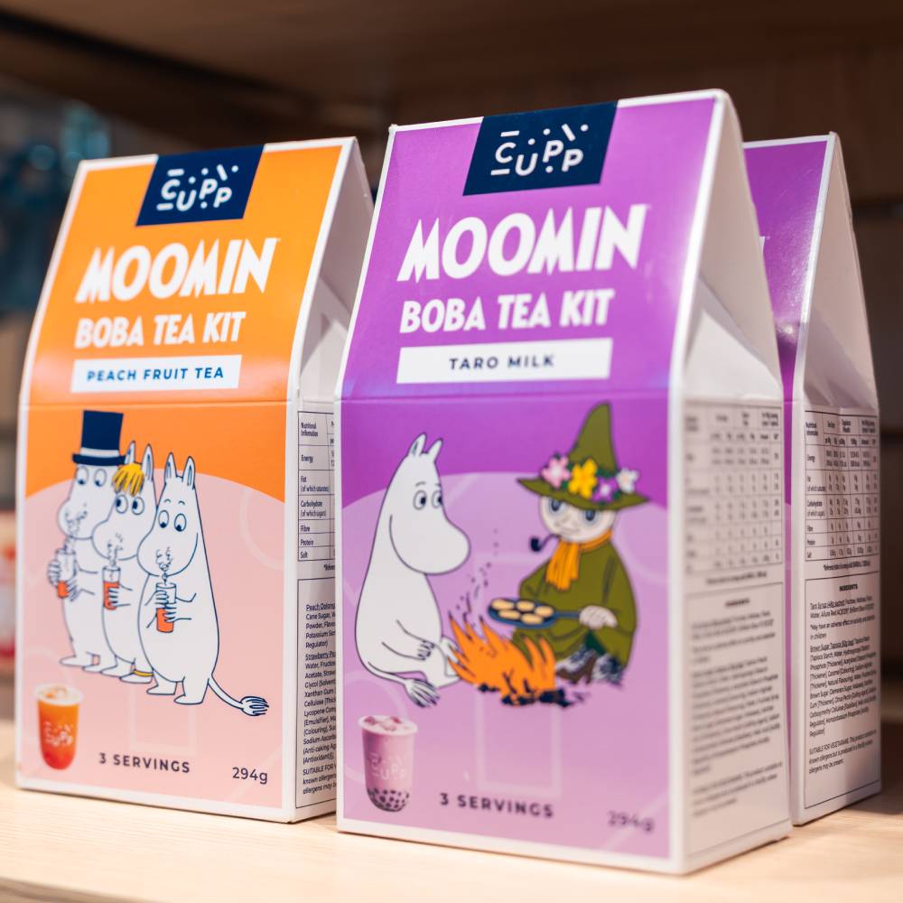 Moomin Boba Tea Kit Peach Fruit Tea - The Official Moomin Shop