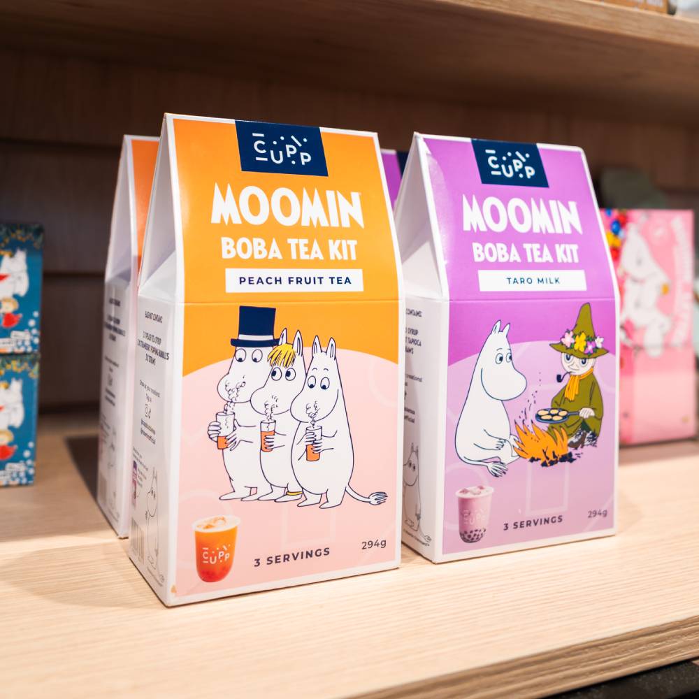 Moomin Boba Tea Kit Peach Fruit Tea - The Official Moomin Shop