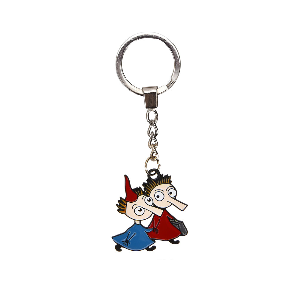 Thingumy & Bob Metal Key Ring - The Official Moomin Shop