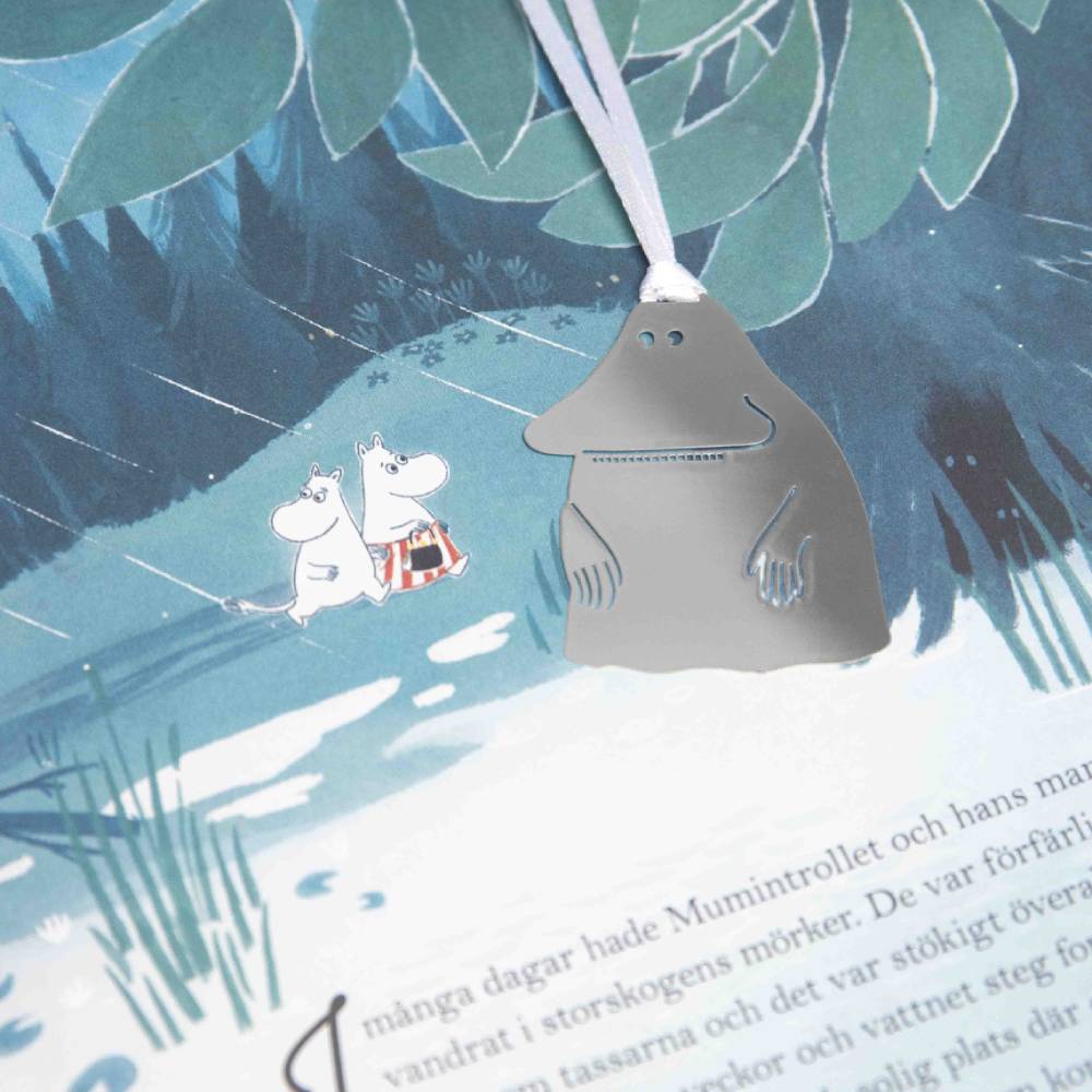 The Groke Bookmark Silver - Pluto Design - The Official Moomin Shop