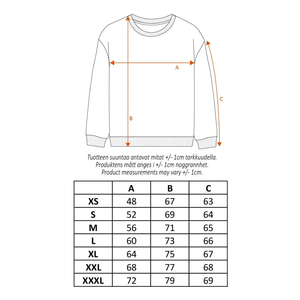 Moomintroll Life Sweatshirt Grey - The Official Moomin Shop