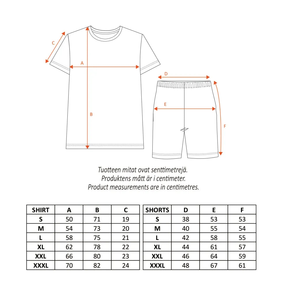 Moomintroll Angry Short-set Black - The Official Moomin Shop