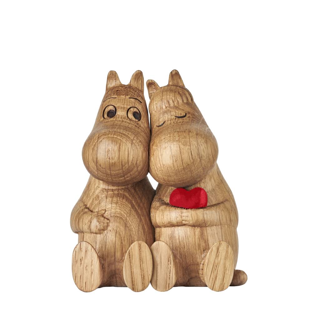 Moomin Heart Wooden Figurine 10cm - The Official Moomin Shop