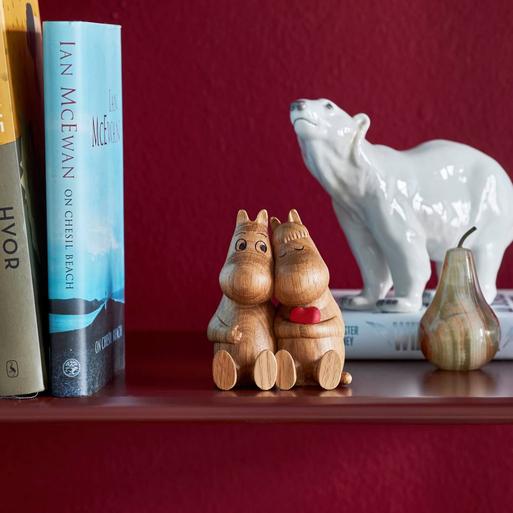 Moomin Heart Wooden Figurine 10cm - The Official Moomin Shop