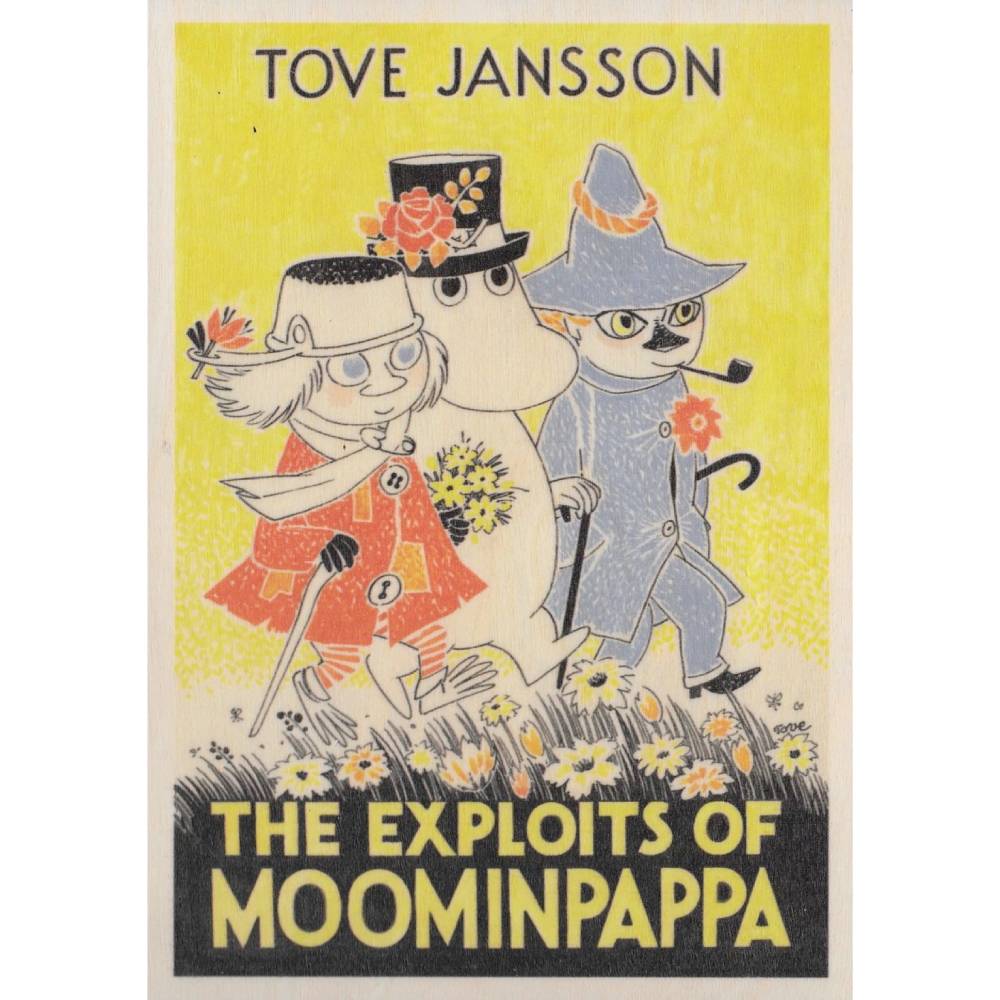 Exploits of Moominpappa Wooden Artwork - The Official Moomin Shop