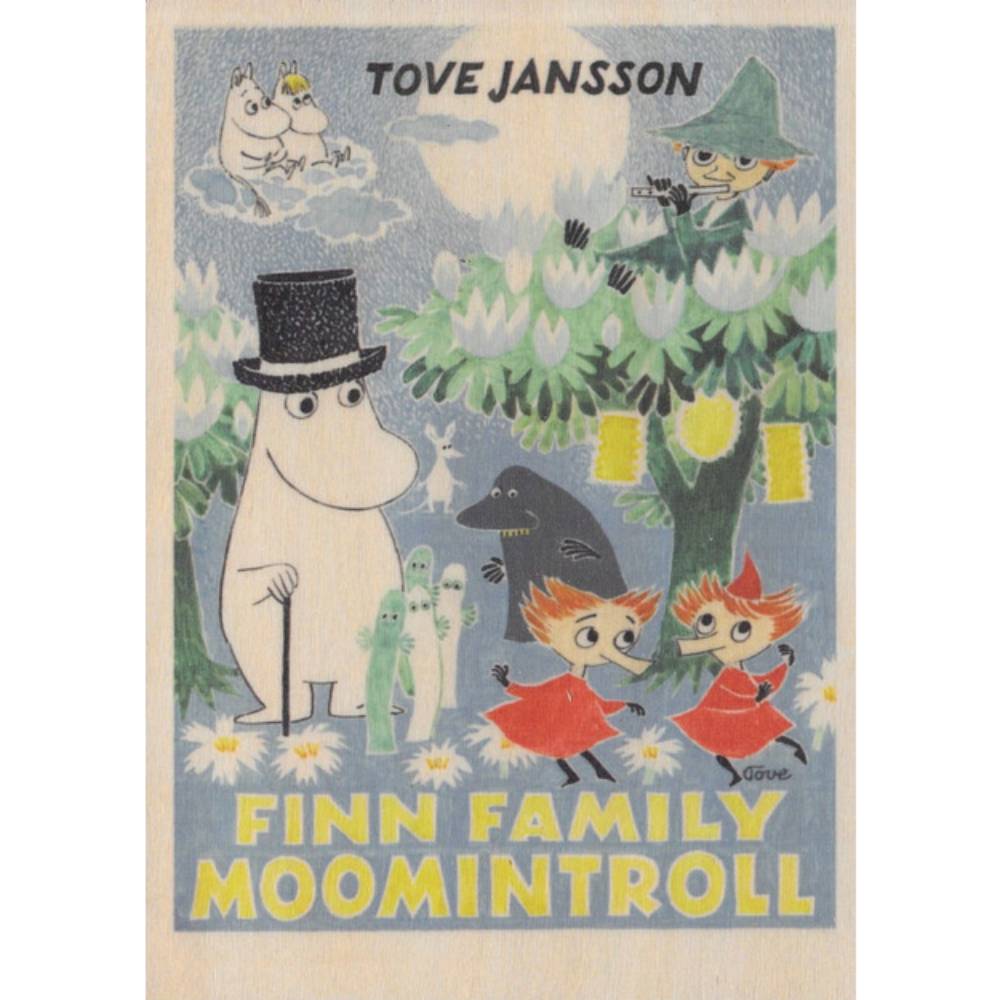 Finn Family Moomintroll Wooden Artwork - The Official Moomin Shop