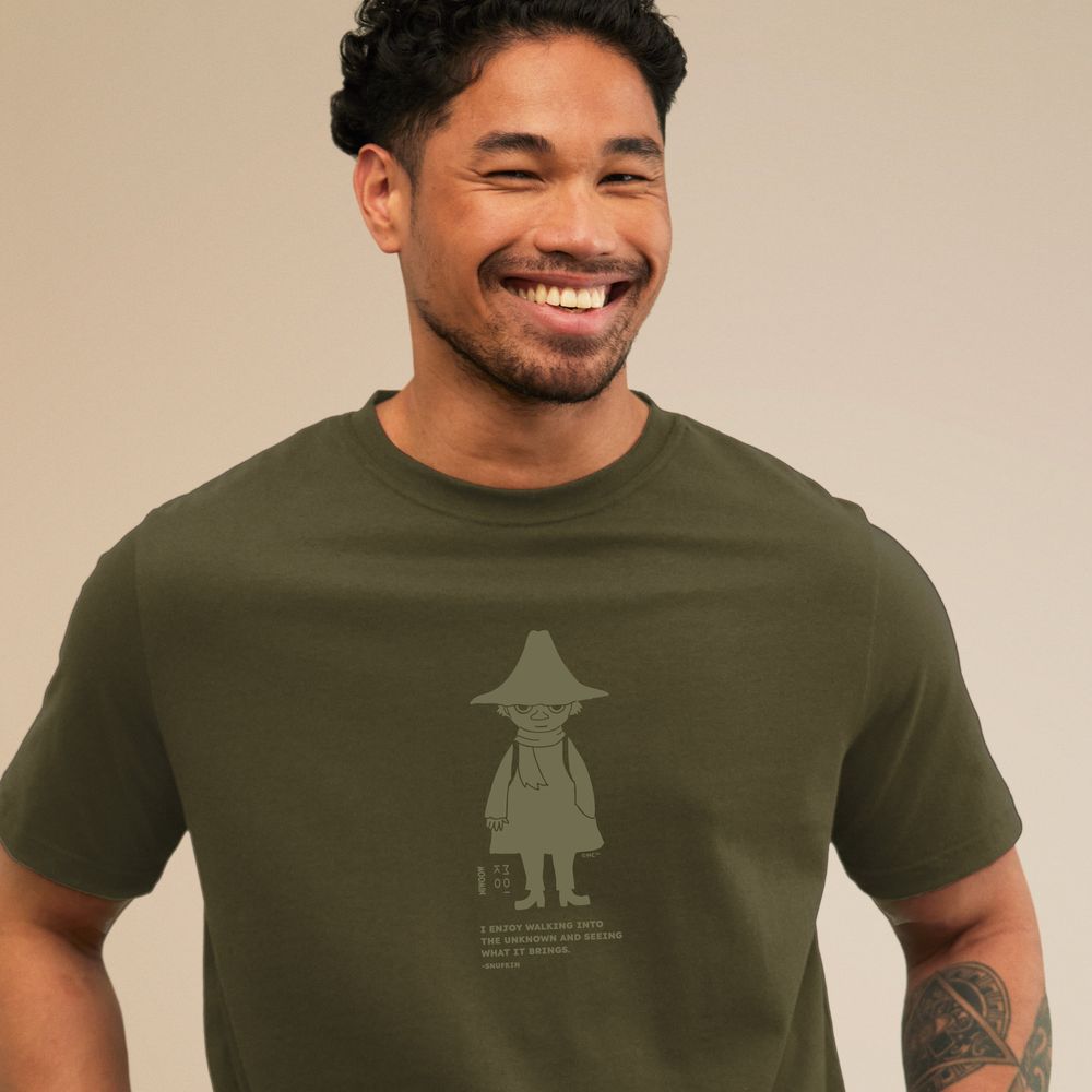 Snufkin Wanderer T-shirt Khaki - The Official Moomin Shop