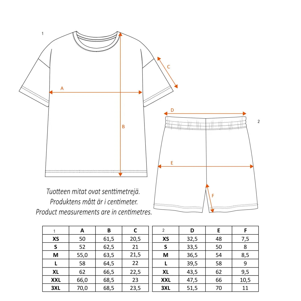 Moomin Friends Short-set Pink - The Official Moomin Shop