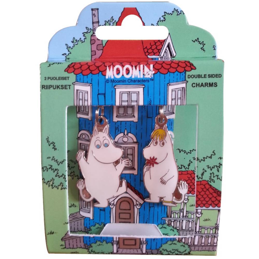 Moomintroll & Snorkmaiden Zip Hangers 2pcs - The Official Moomin Shop
