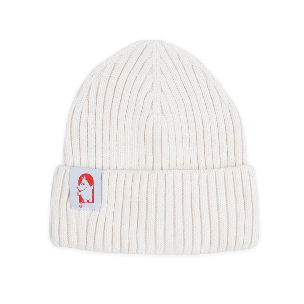 Moomin 80 Adult Beanie White - Red Cross - The Official Moomin Shop